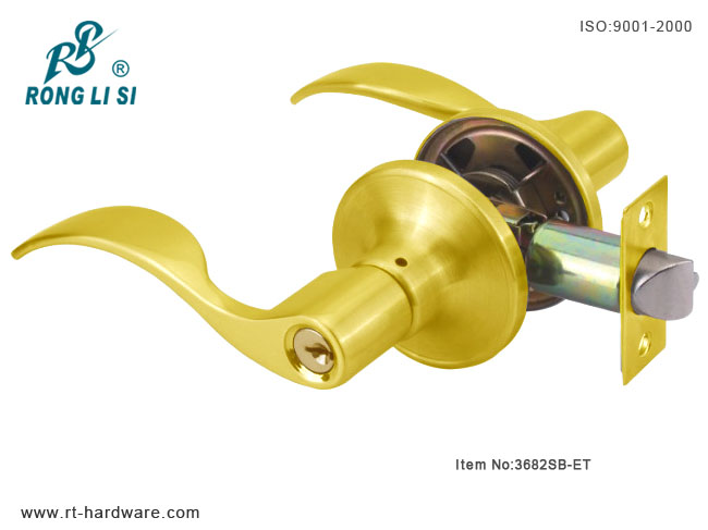 tubular lever lock3682SB-ET tubular lever lock