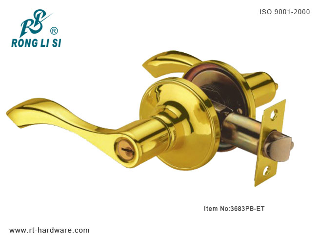 tubular lever lock3683PB-ET tubular lever lock