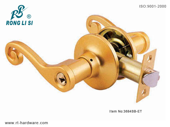 tubular lever lock3684SB-ET tubular lever lock