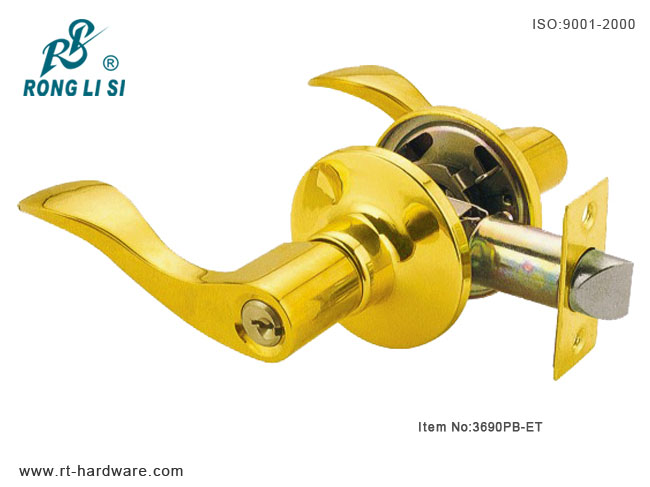 tubular lever lock3690PB-ET tubular lever lock