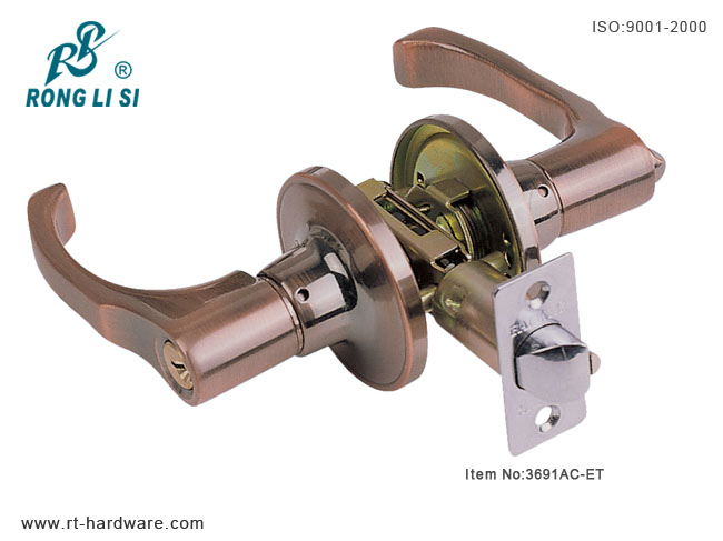 tubular lever lock3691AC-ET tubular lever lock
