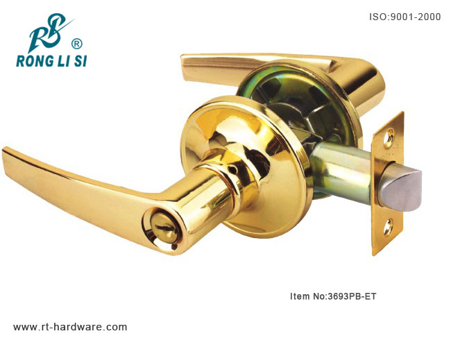tubular lever lock3693PB-ET tubular lever lock