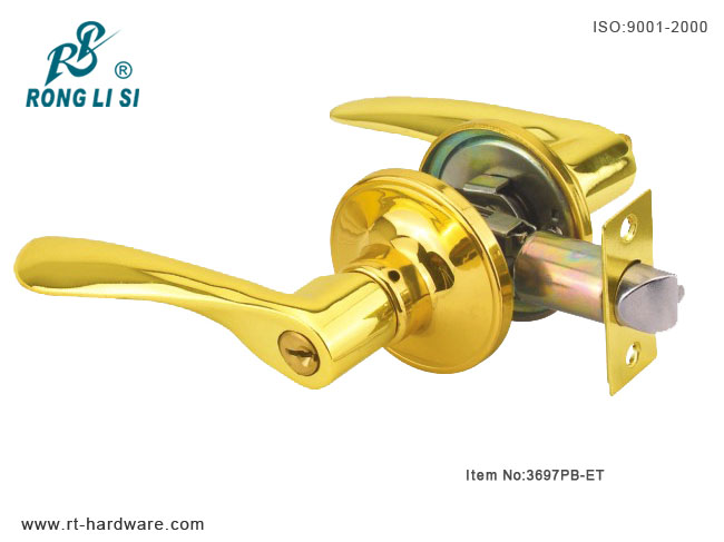 tubular lever lock3697PB-ET tubular lever lock