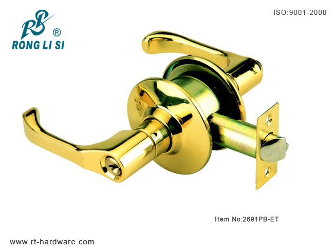 cylindrical lever lock2691PB-ET cylindrical lever lock