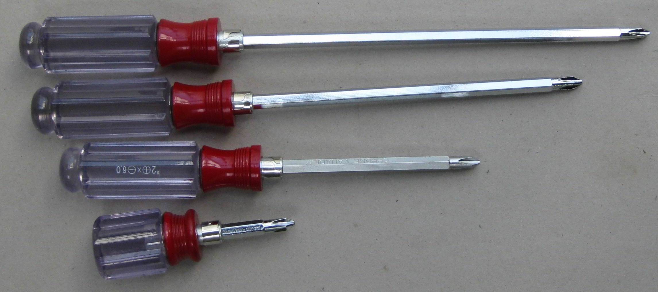 2 way Screwdriver with PVC Handle (P9806)