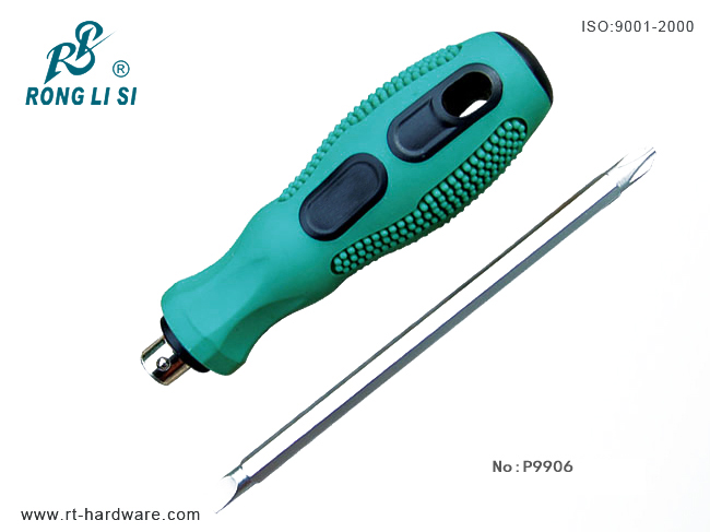 2 way Screwdriver with TPR Handle (P9906)